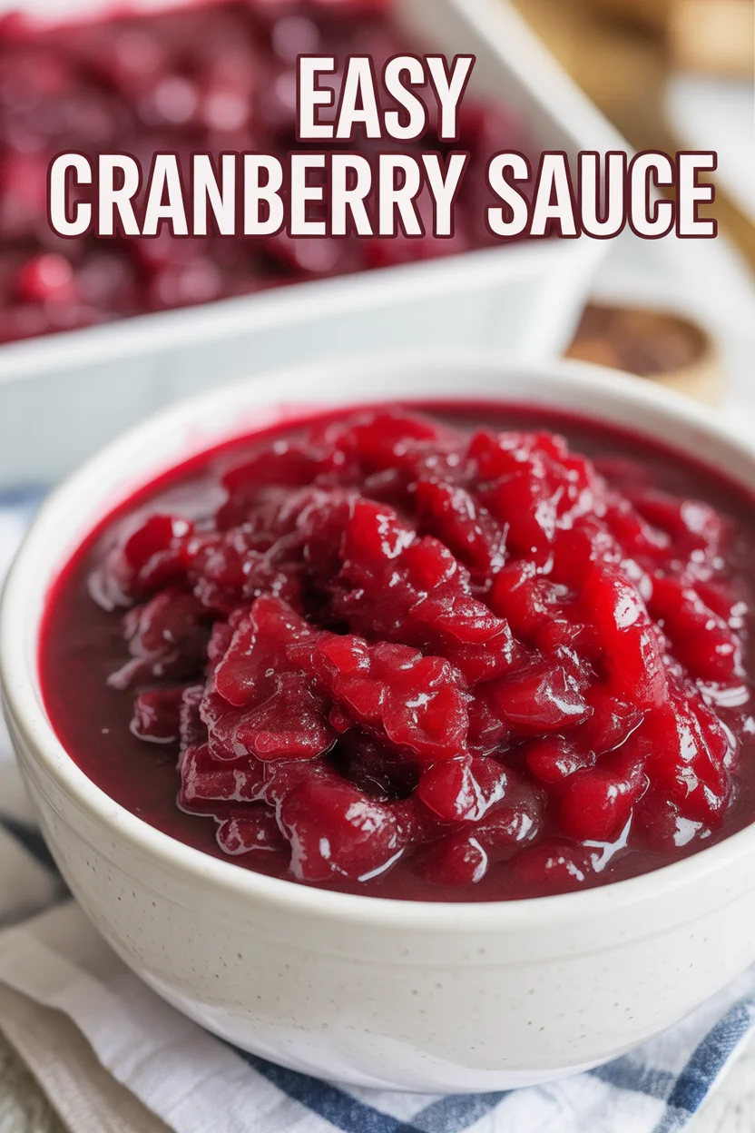 Easy Cranberry Sauce