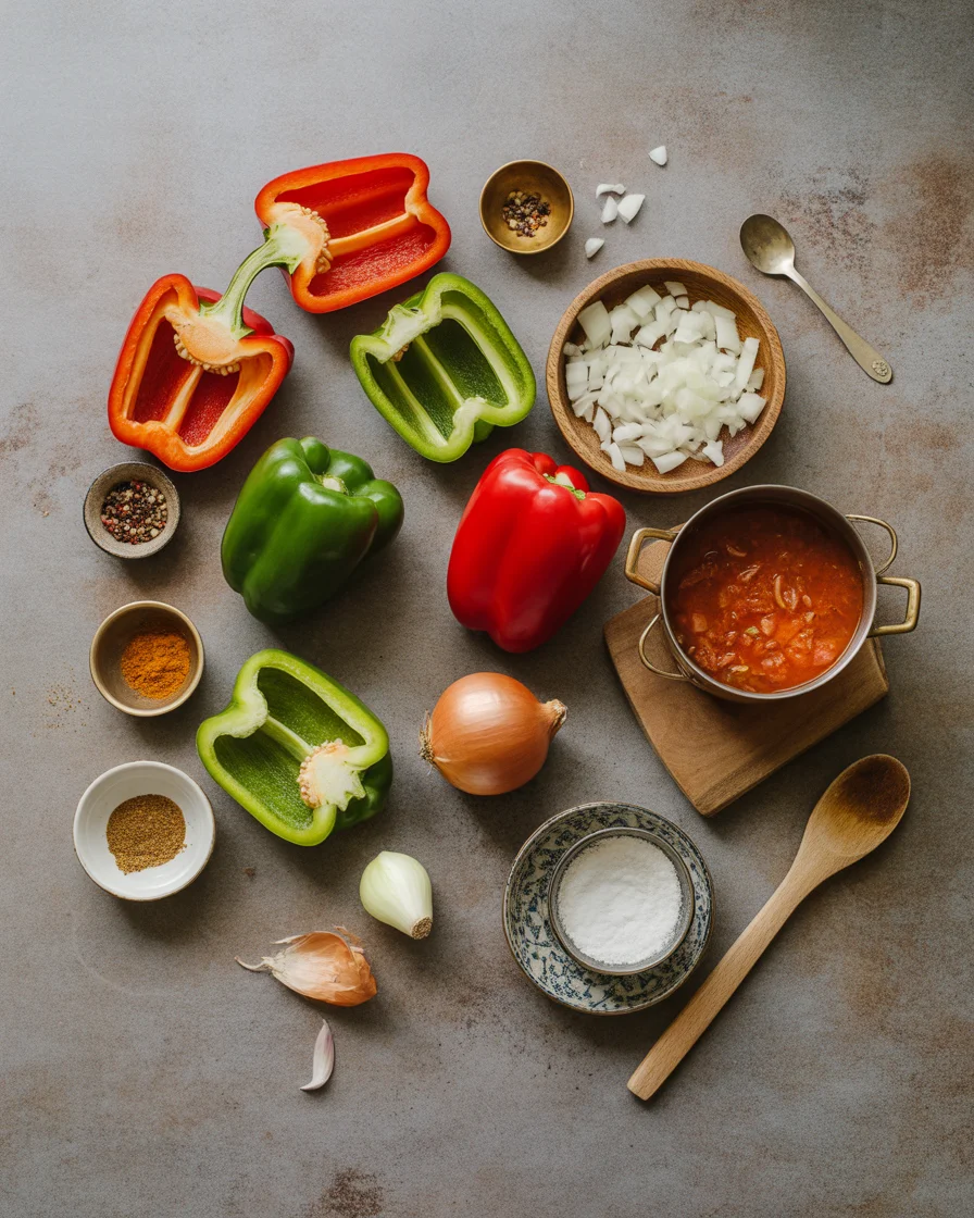 Easy Hearty Stuffed Pepper Soup