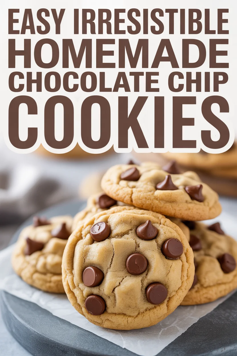 Easy Irresistible Homemade Chocolate Chip Cookies
