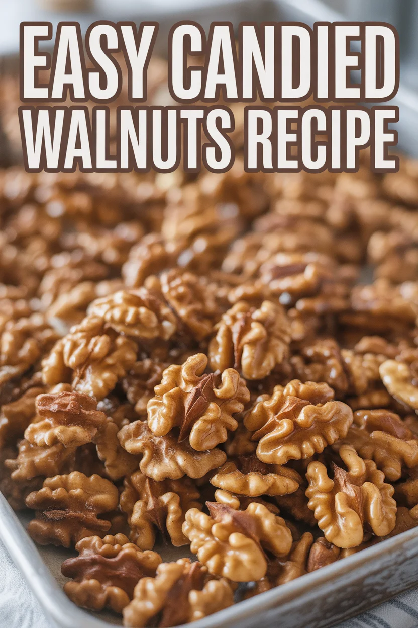 Easy Candied Walnuts Recipe