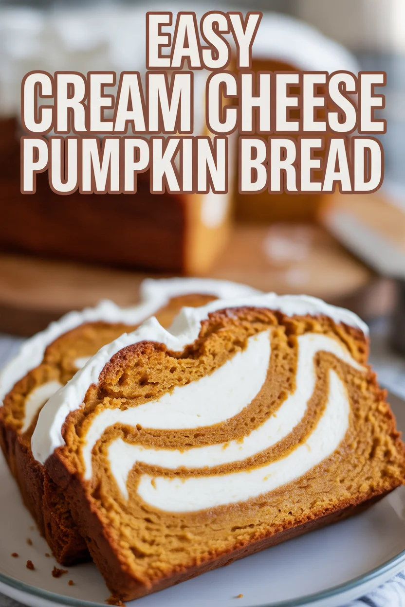 Easy Cream Cheese Pumpkin Bread