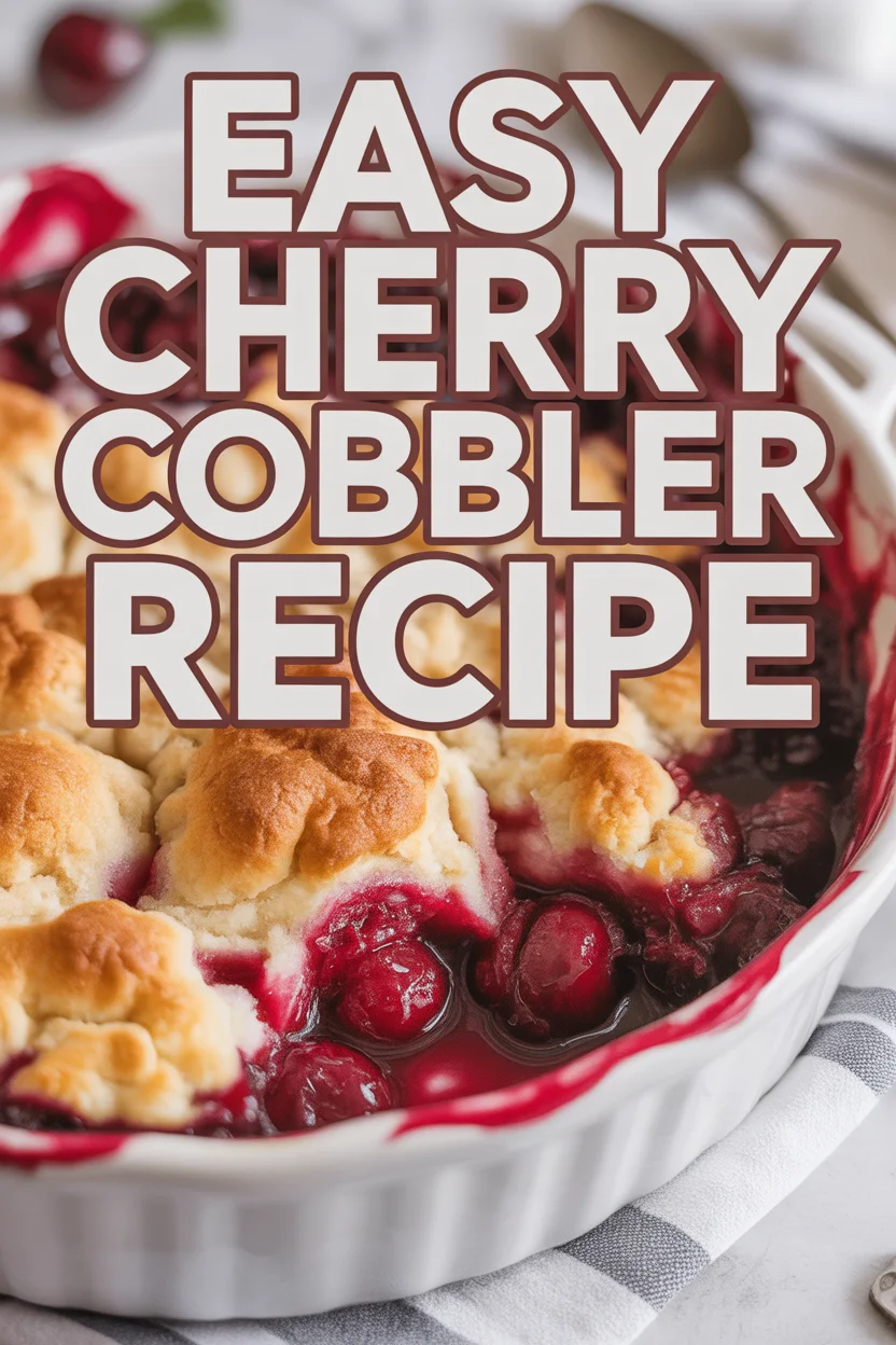 Easy Cherry Cobbler Recipe