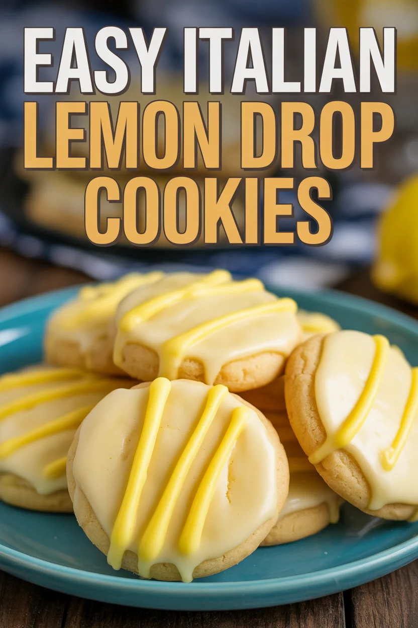 Easy Italian Lemon Drop Cookies
