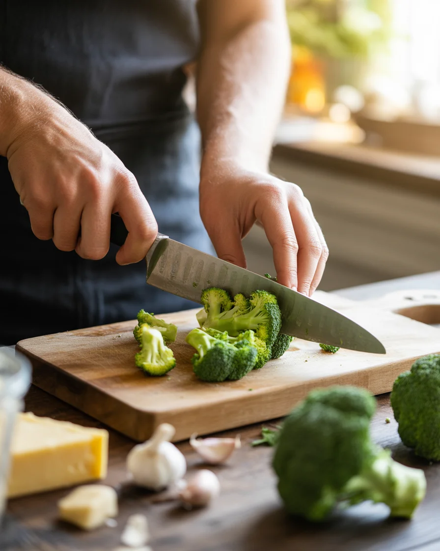 Easy Broccoli Cheddar Stuffed Chicken