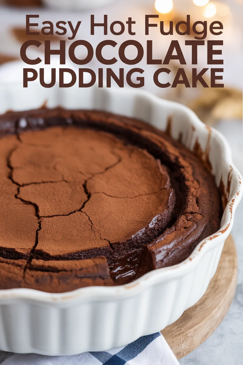 Easy Hot Fudge Chocolate Pudding Cake