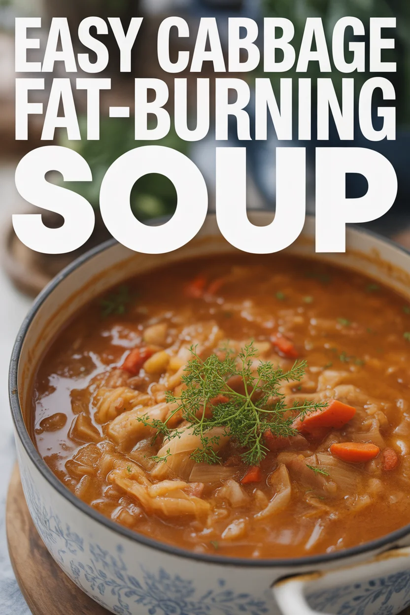 Easy Cabbage Fat-Burning Soup