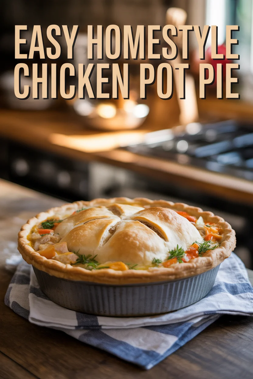 Easy Homestyle Chicken Pot Pie