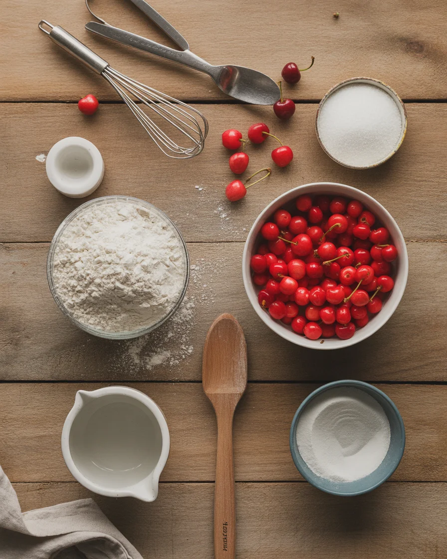 Easy Cherry Bell Cookies