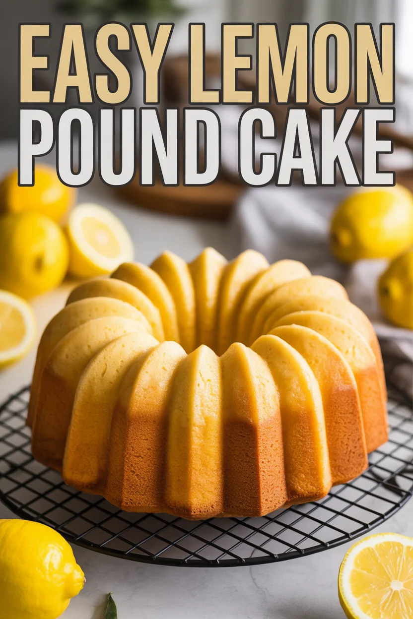 Easy Lemon Pound Cake