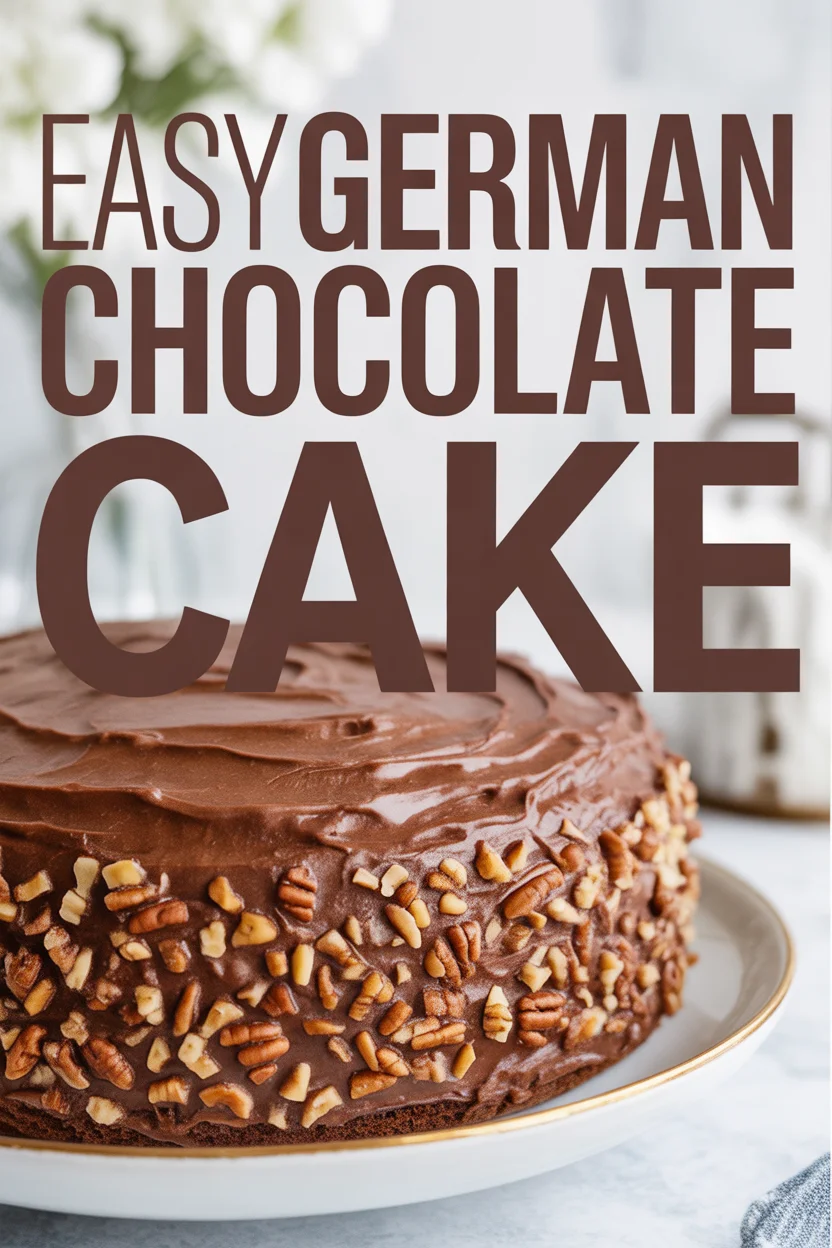 Easy German Chocolate Cake
