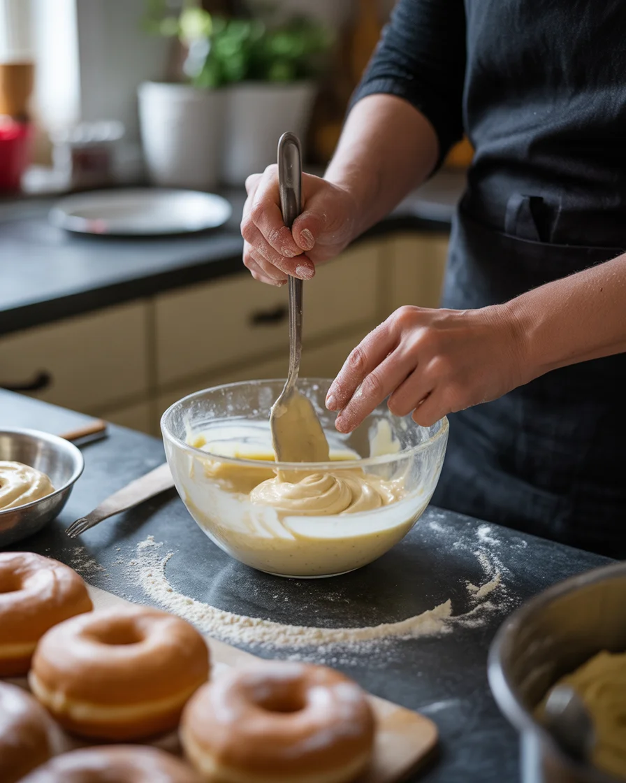 Easy Boston Cream Donuts