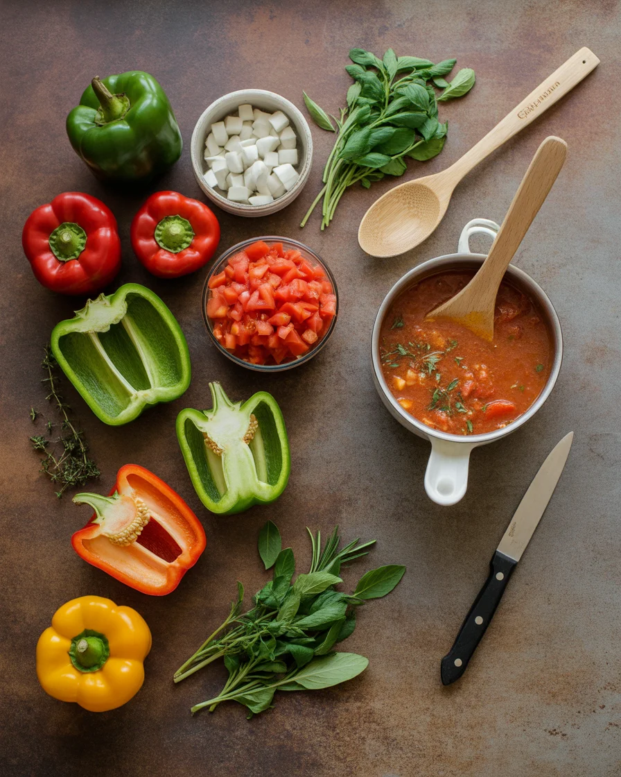 Easy Stuffed Pepper Soup