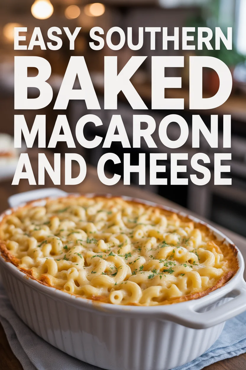 Easy Southern Baked Macaroni and Cheese