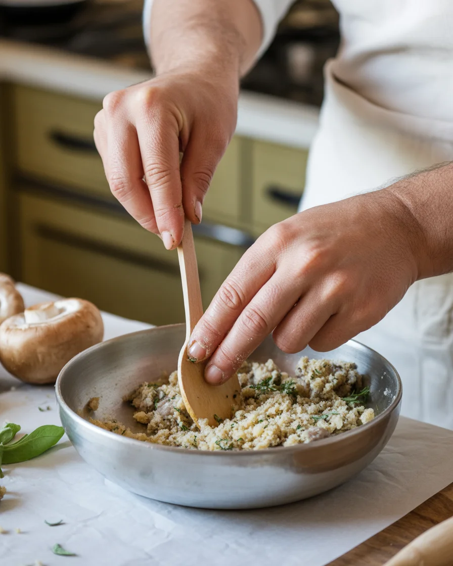 Sausage Stuffed Mushrooms