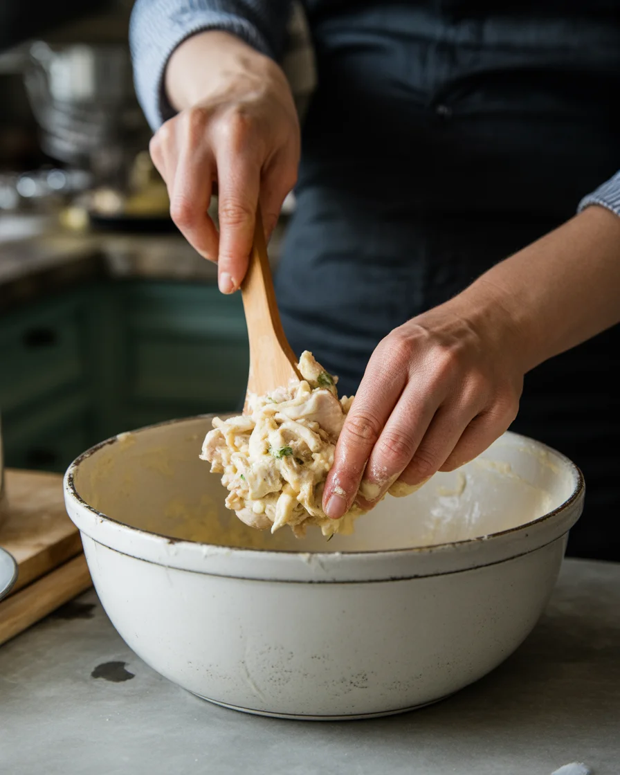 Easy Cheesy Chicken Fritters