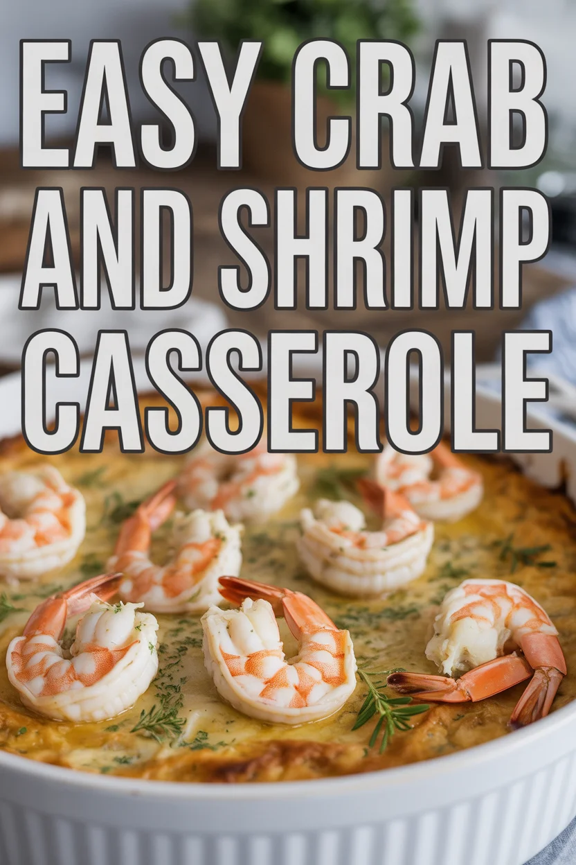 Easy Crab and Shrimp Casserole