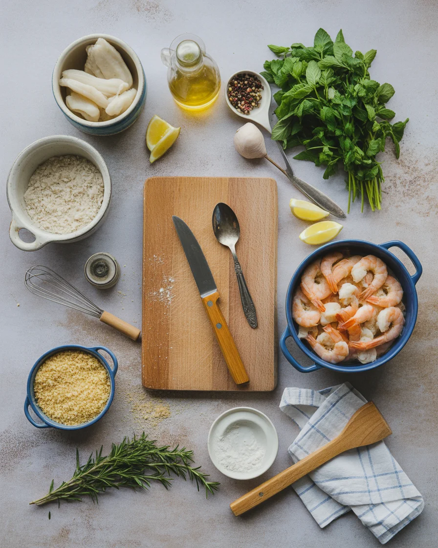 Easy Crab and Shrimp Casserole