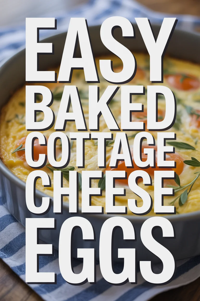 Easy Baked Cottage Cheese Eggs
