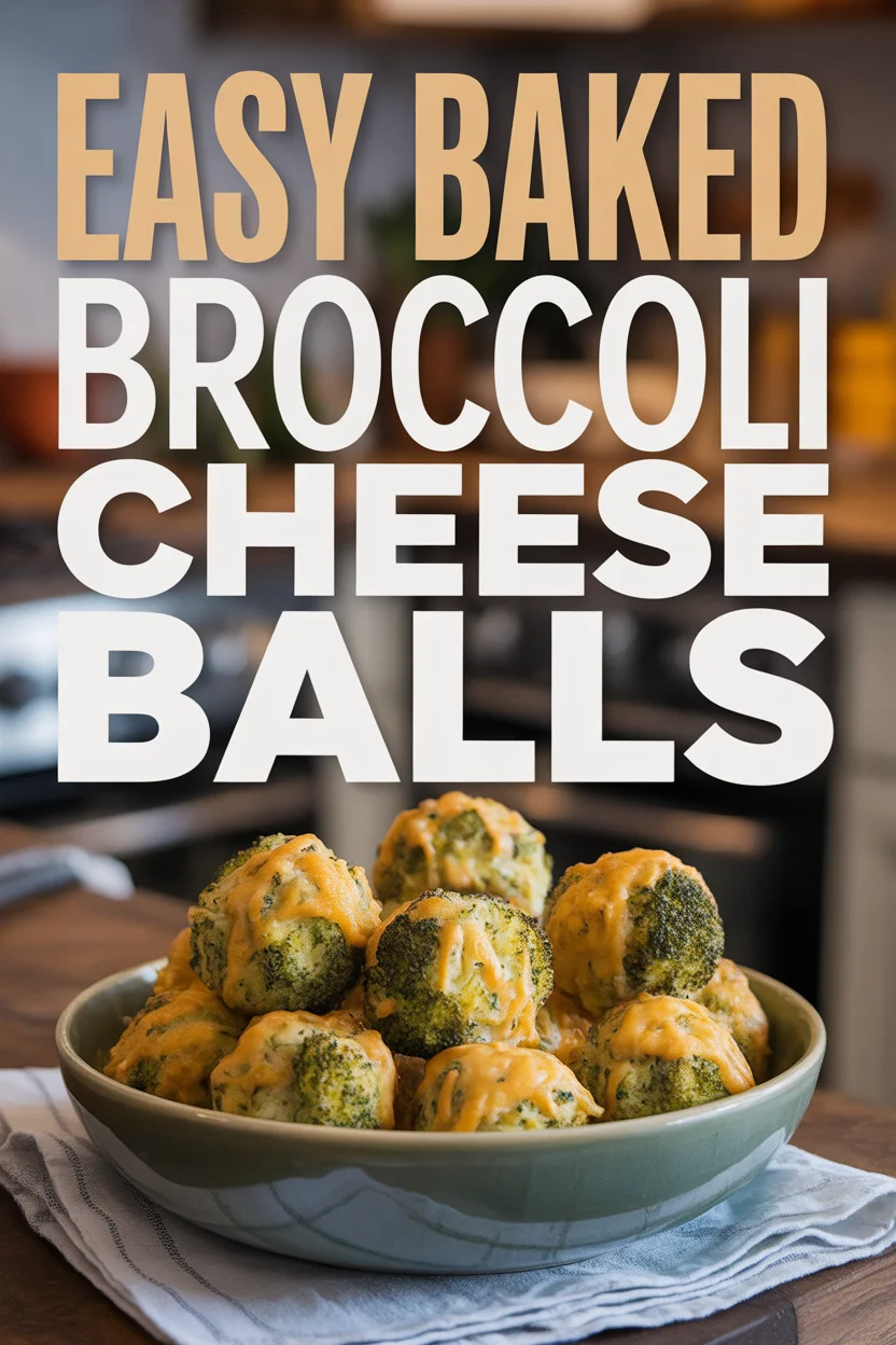 Easy Baked Broccoli Cheese Balls
