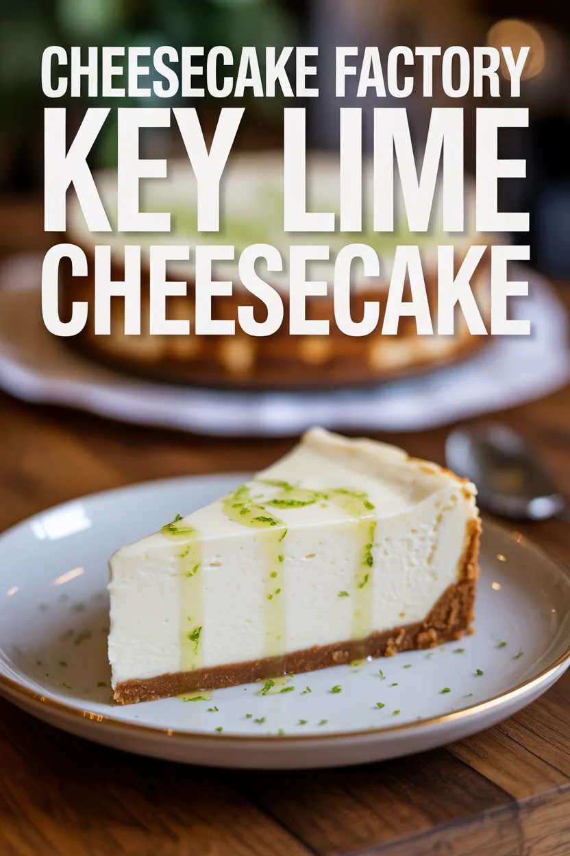 Cheesecake Factory Key Lime Cheesecake