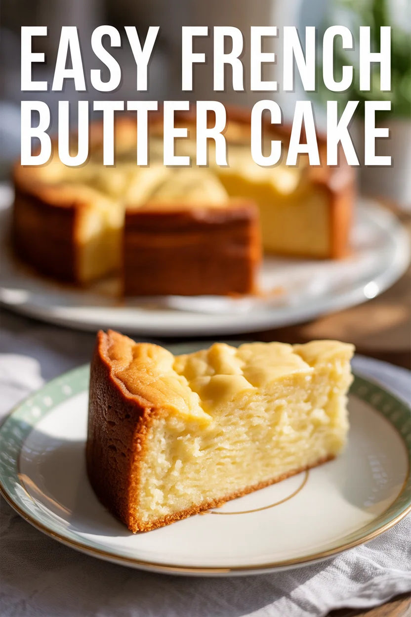 Easy French Butter Cake