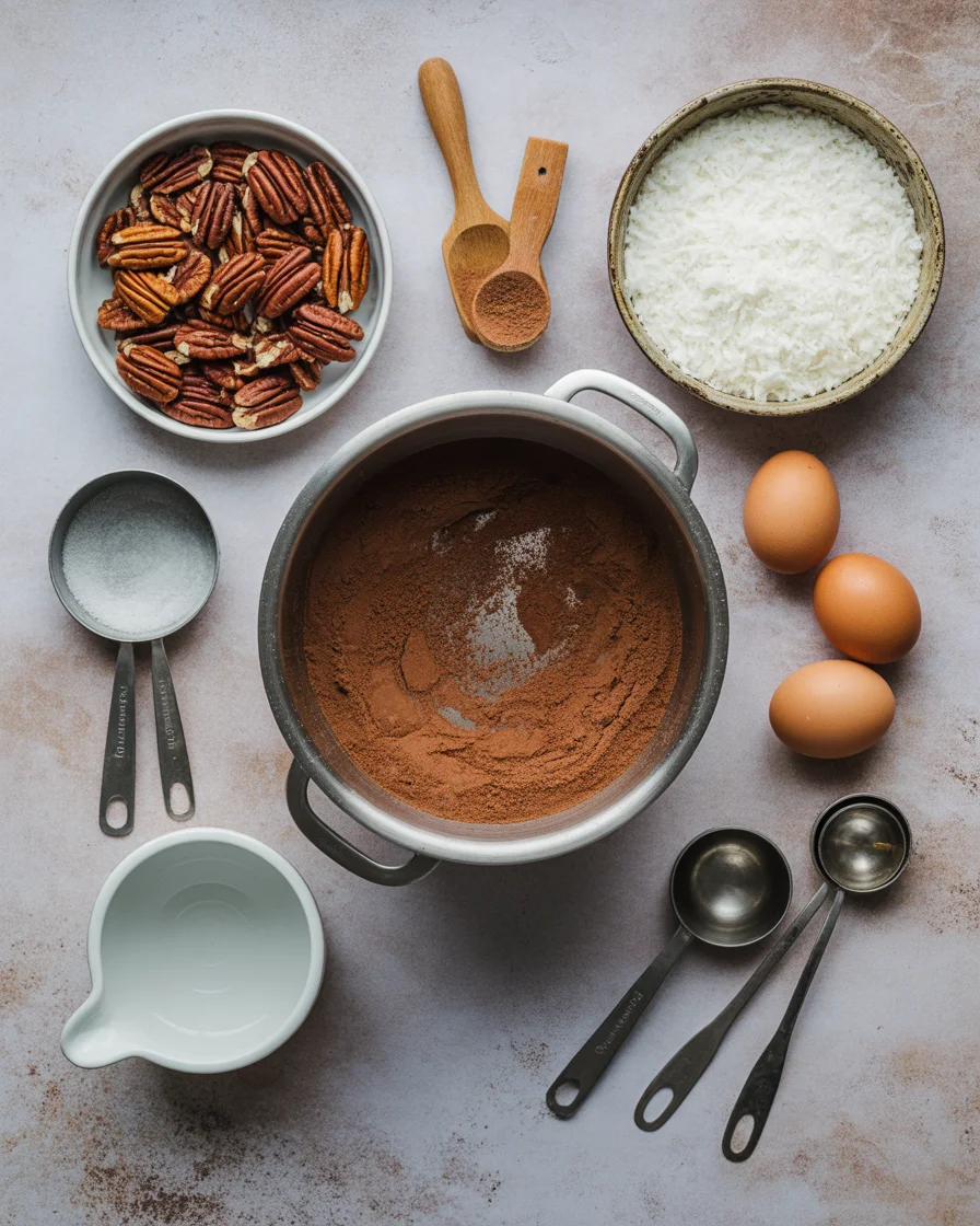 Easy German Chocolate Pecan Pound Cake