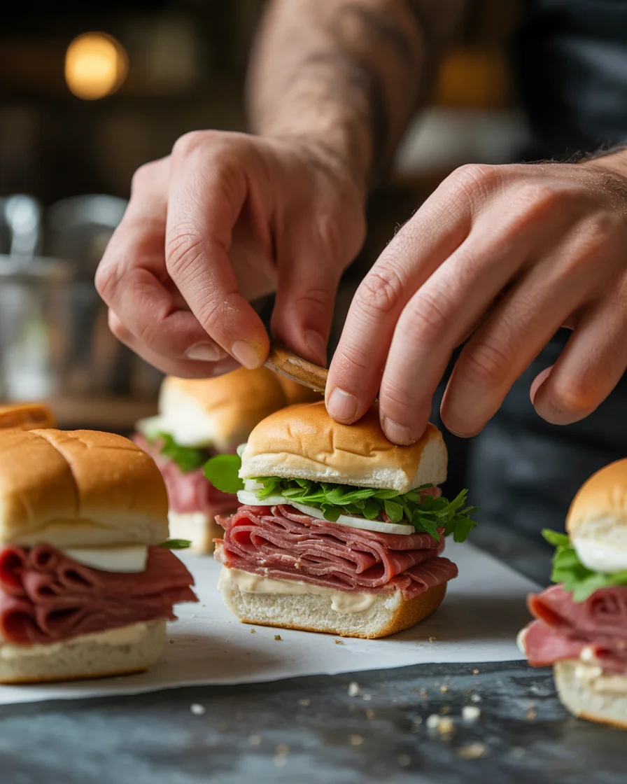 Easy Pastrami Sliders