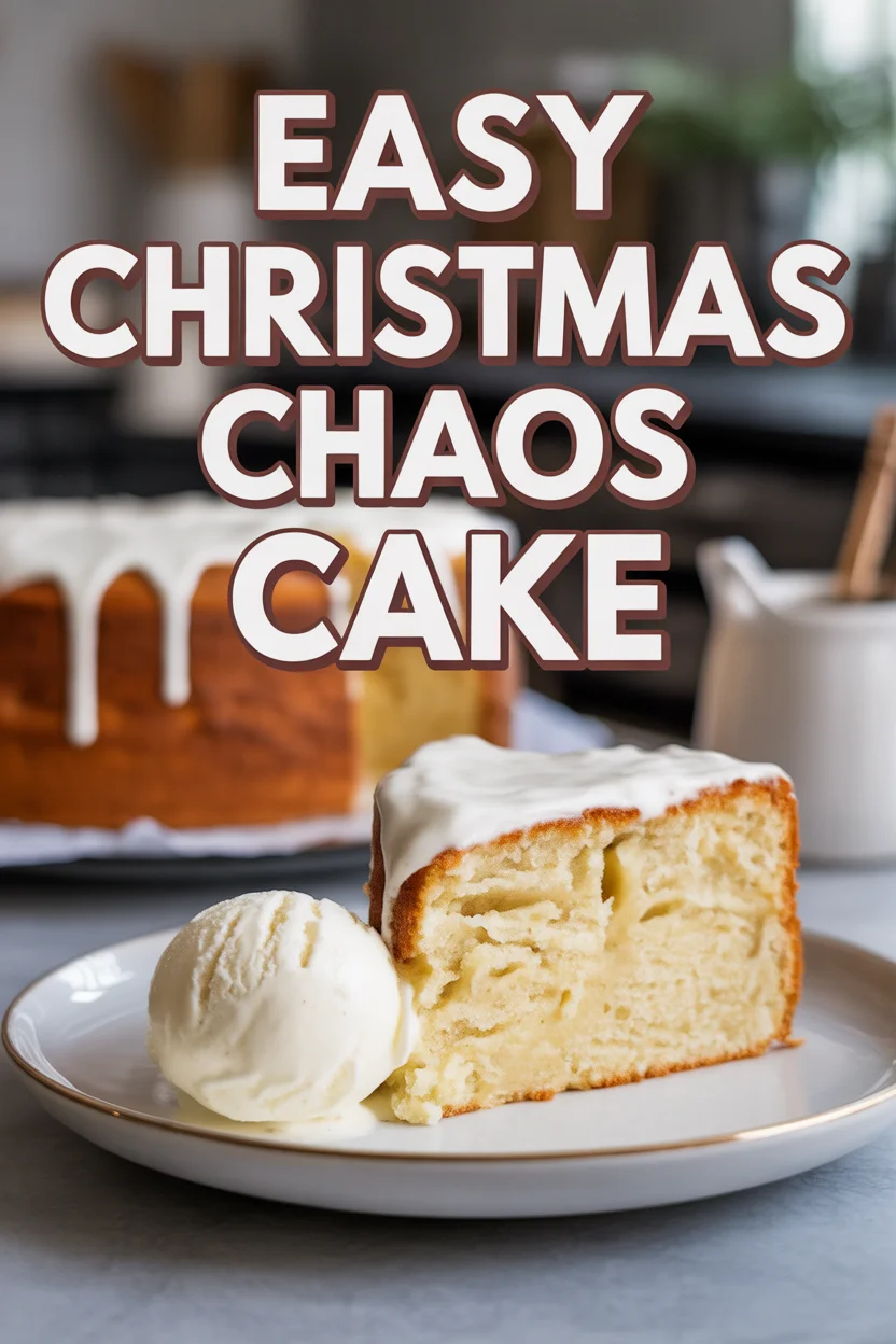Easy christmas chaos cake