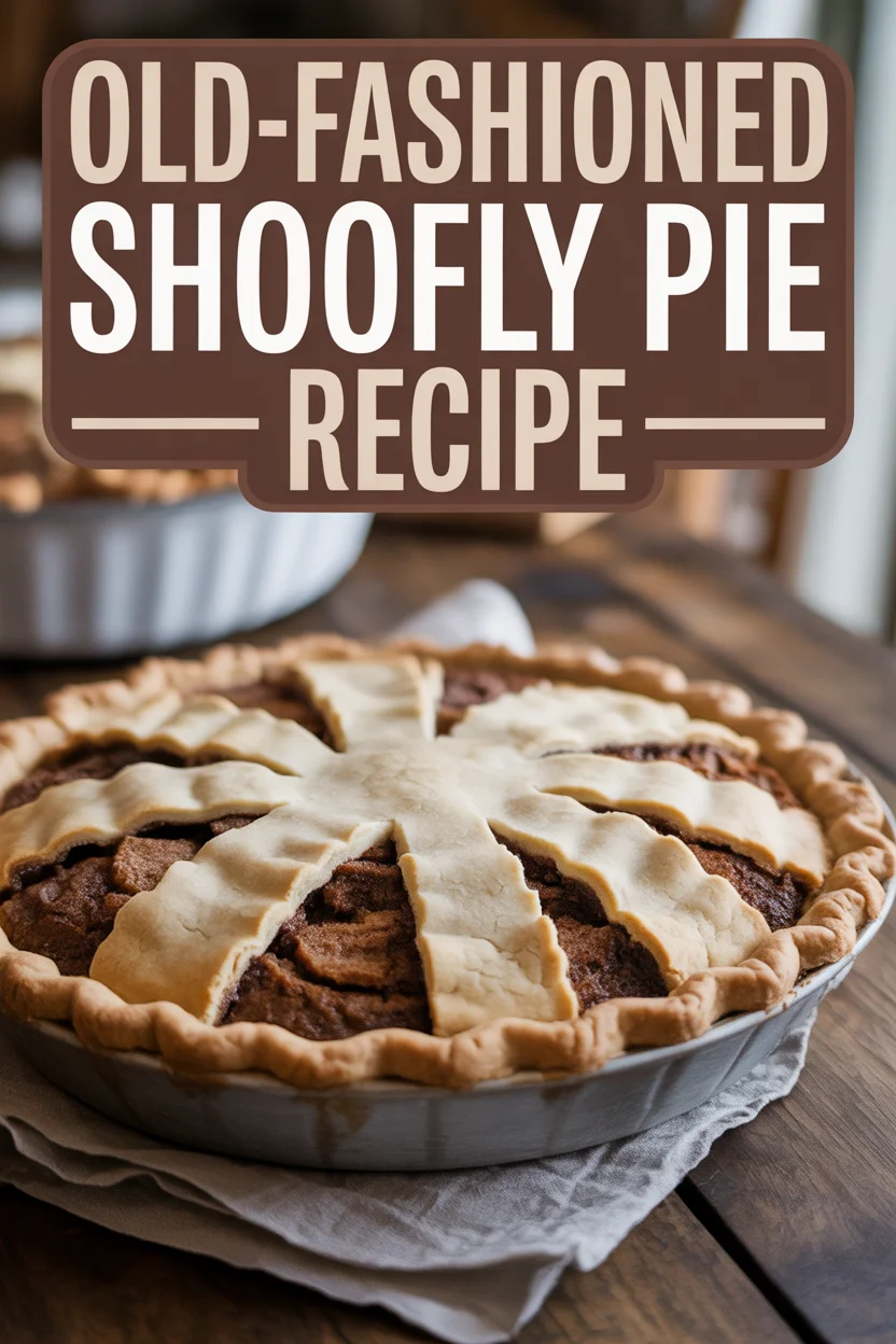 Old-Fashioned Shoofly Pie Recipe