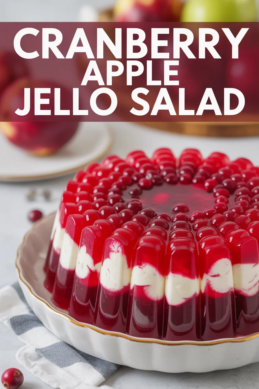 Cranberry Apple Jello Salad