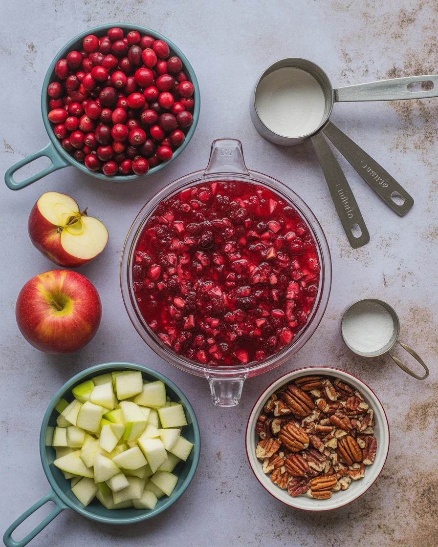 Cranberry Apple Jello Salad