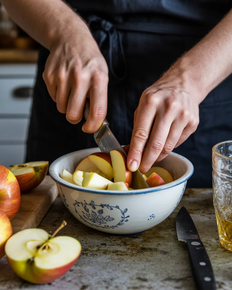 Chicago-style apple slices recipe