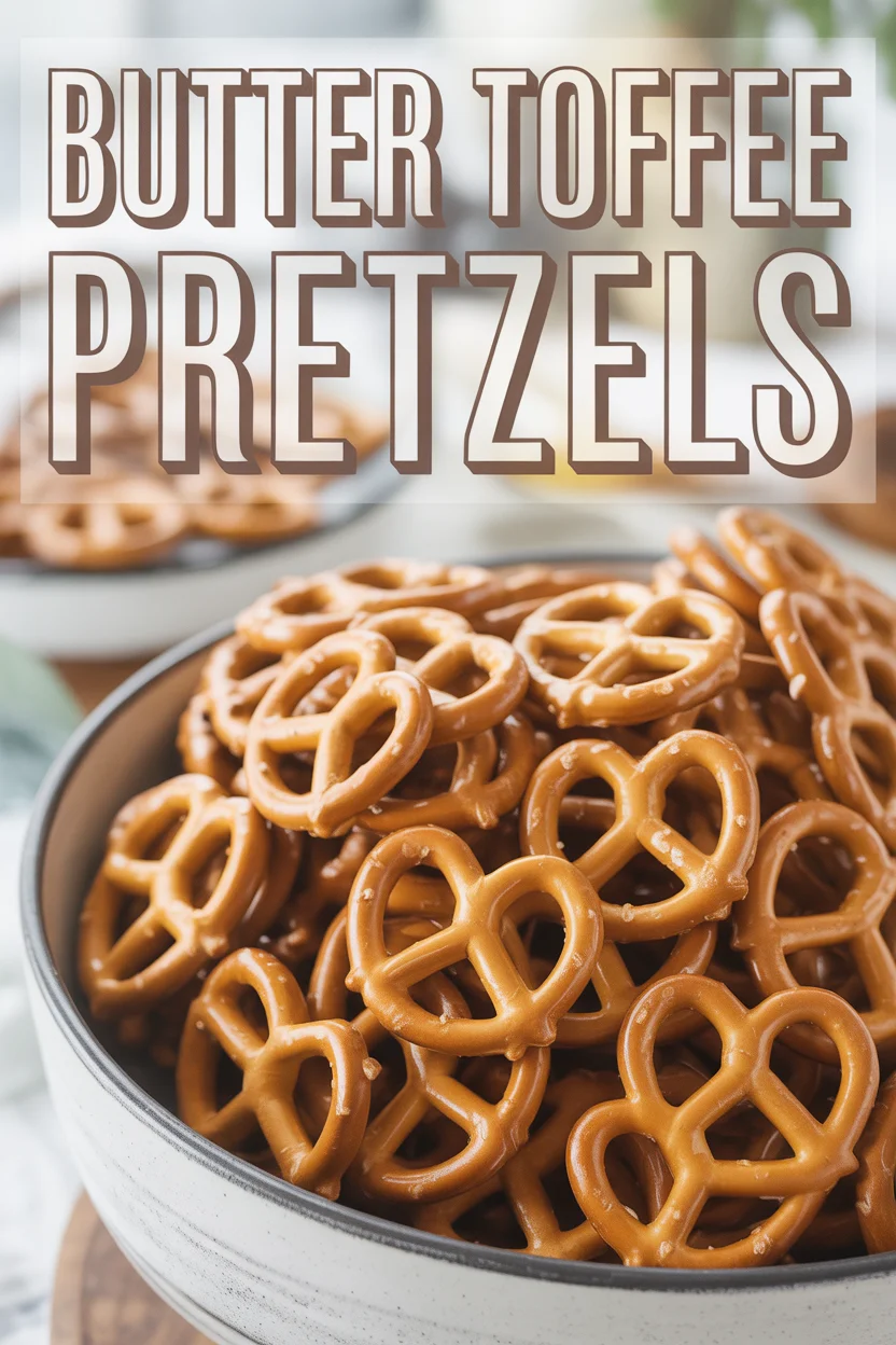 Butter Toffee Pretzels