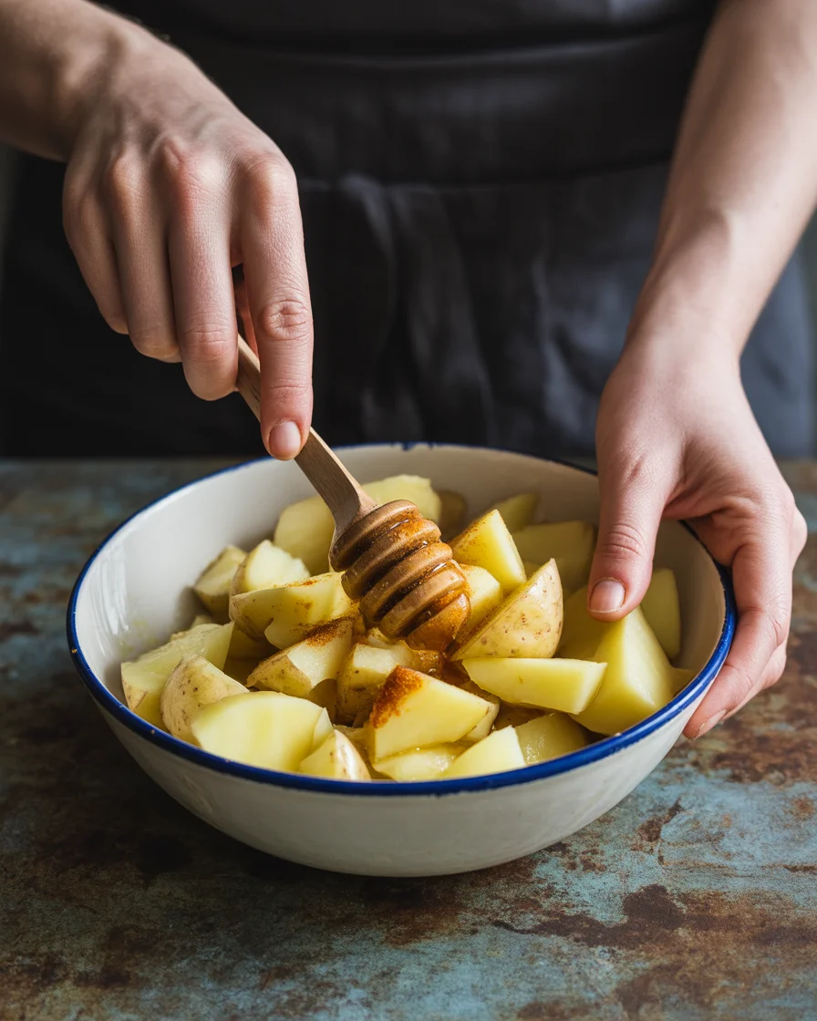 Honey Bacon Roasted Potatoes