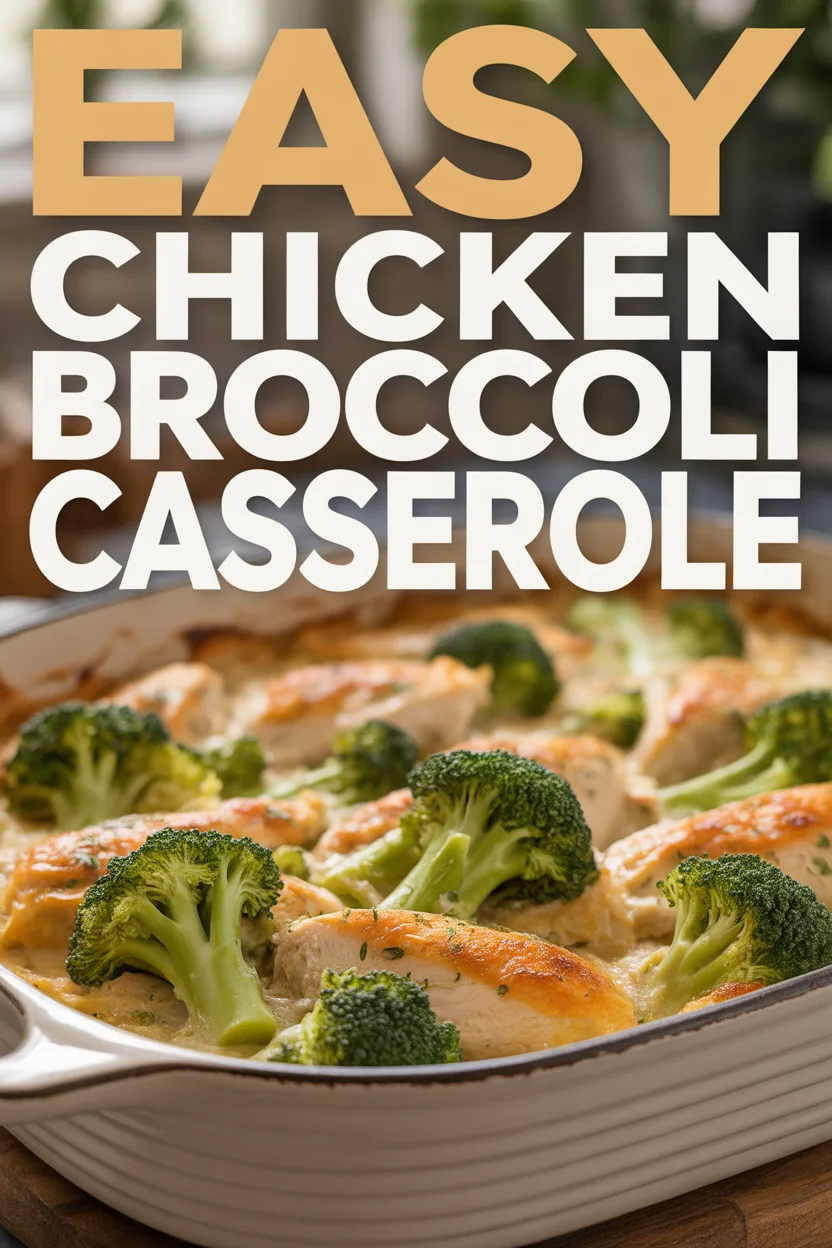 Easy Chicken Broccoli Casserole