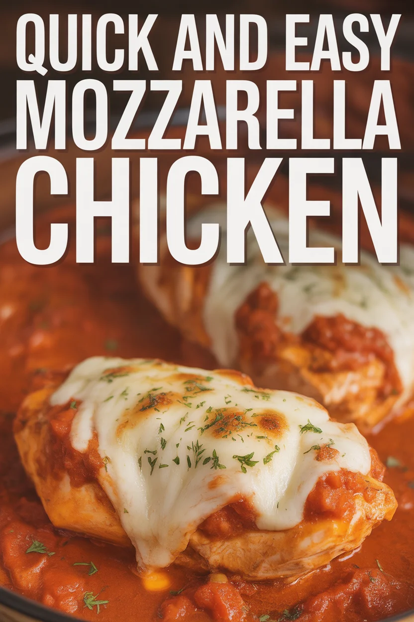 Quick And Easy Mozzarella Chicken