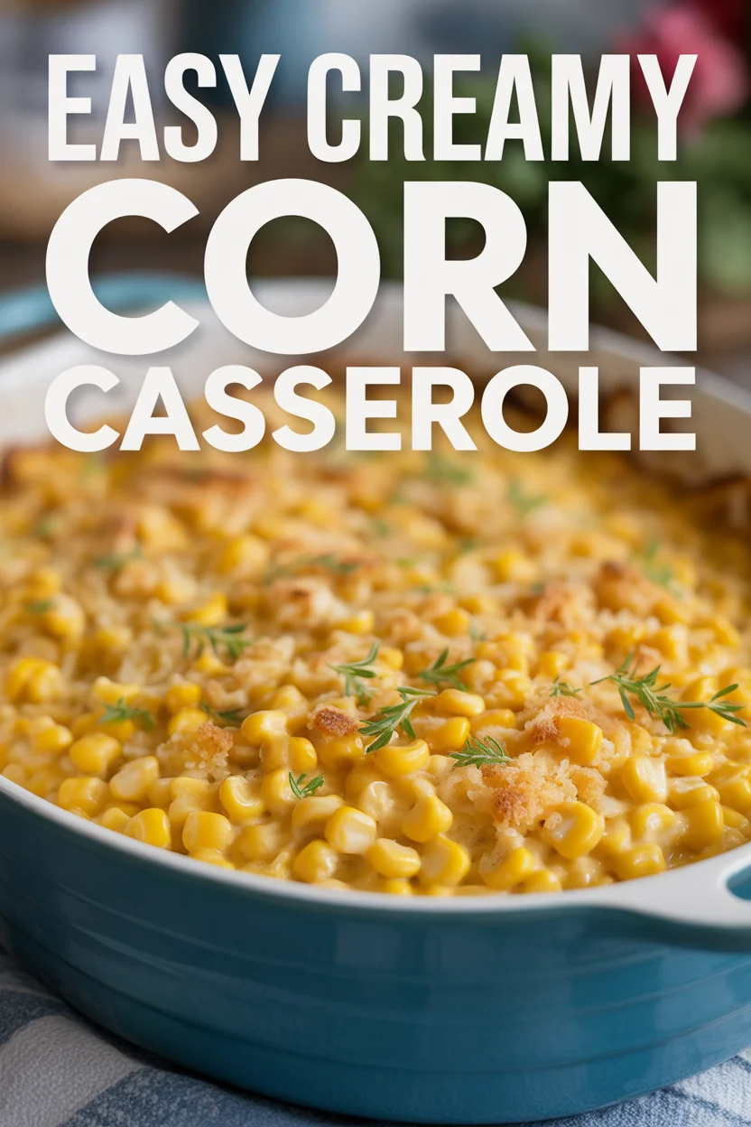 Easy Creamy Corn Casserole