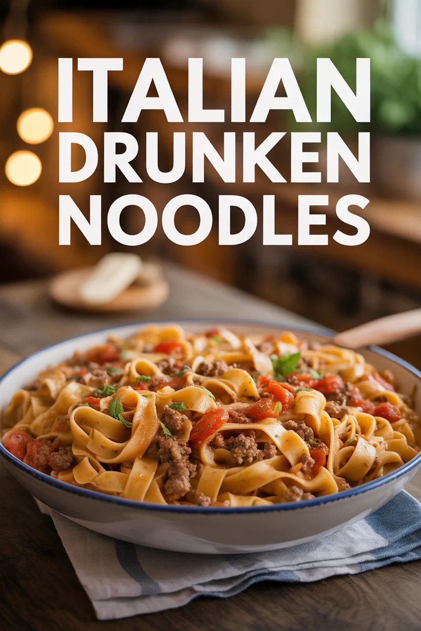 Italian Drunken Noodles