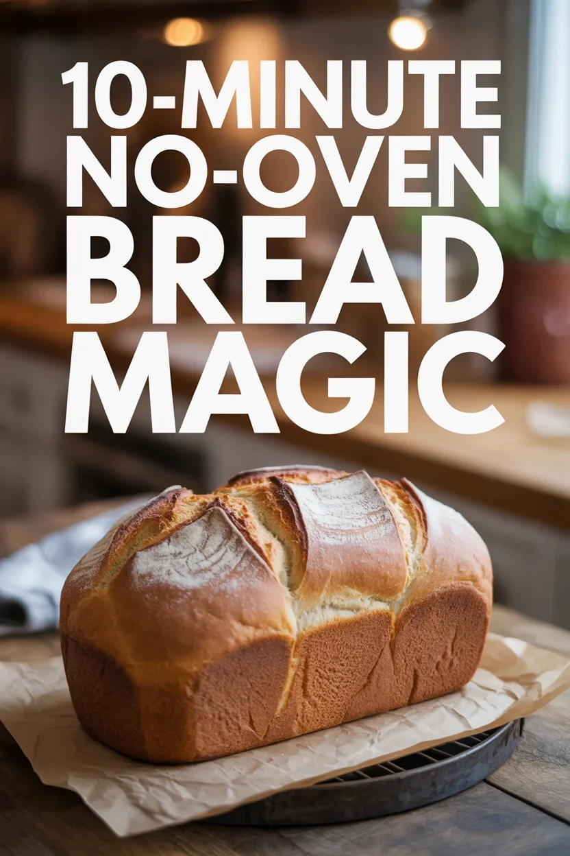 10-Minute No-Oven Bread Magic