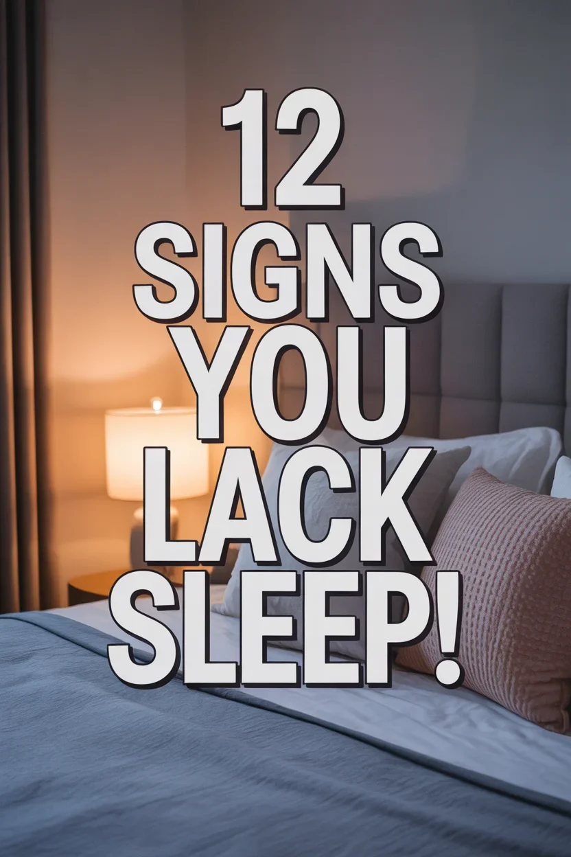12 Sneaky Signs You Are Lacking Sleep and What to Do About It