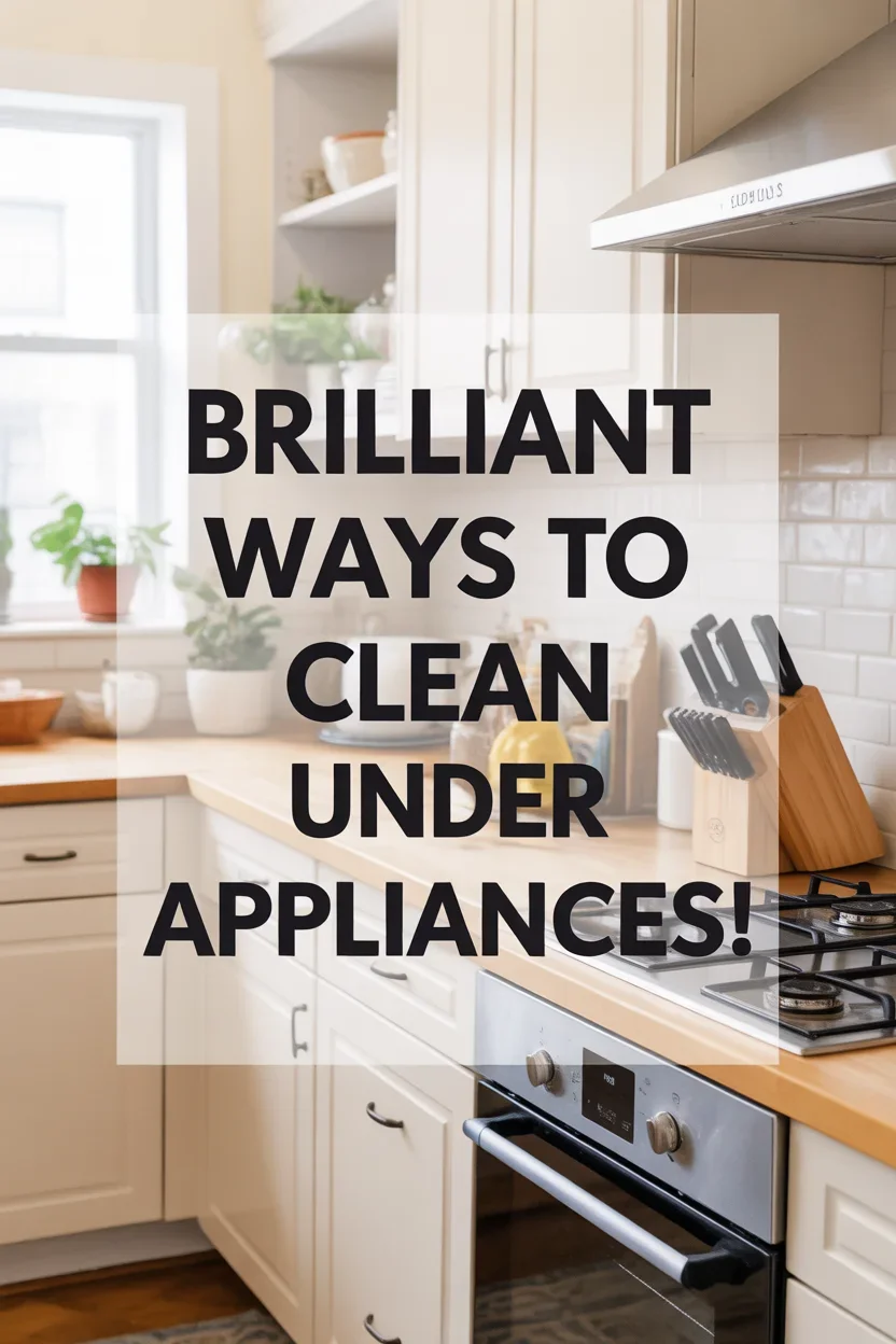 The Brilliant Way I Clean Under My Kitchen Appliances Without Moving Them – It’s so Easy (and on Sale!)