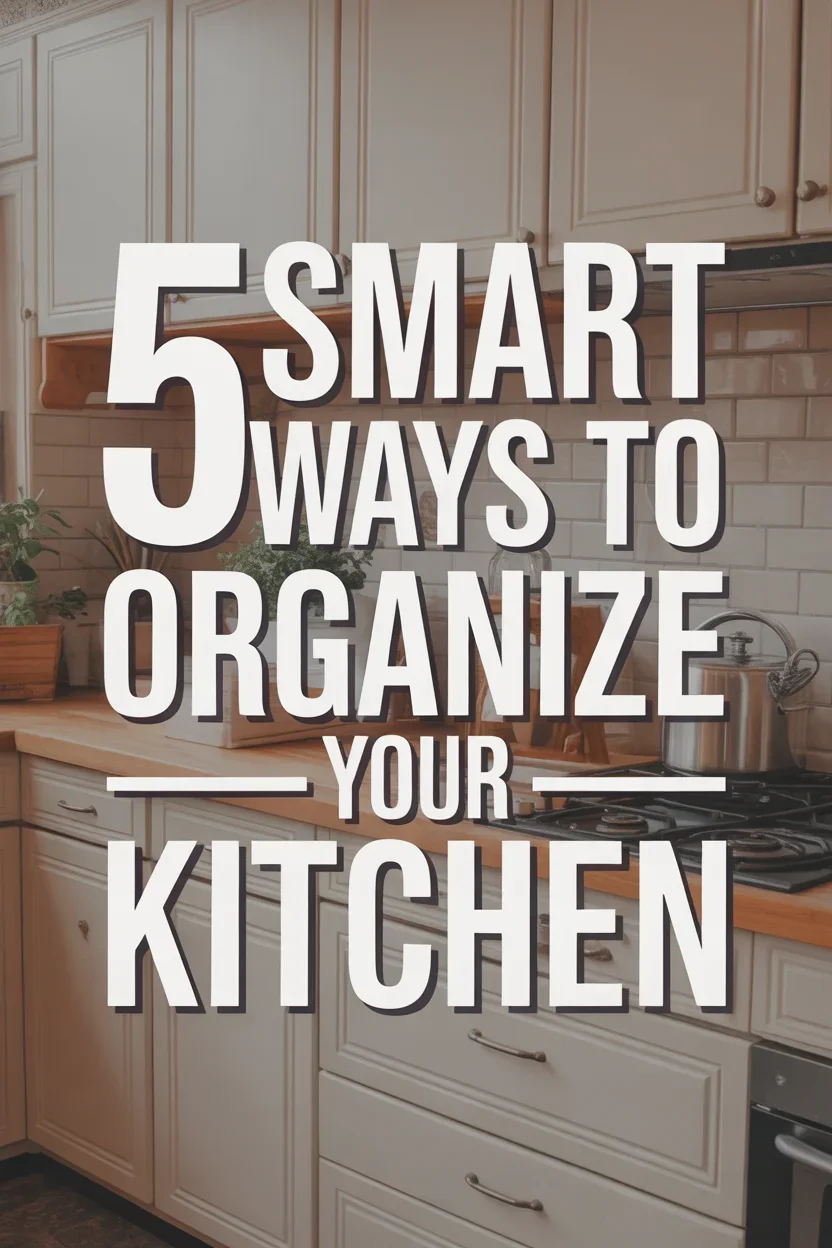 5 Smart Ways to Organize Your Kitchen Cabinets This Weekend