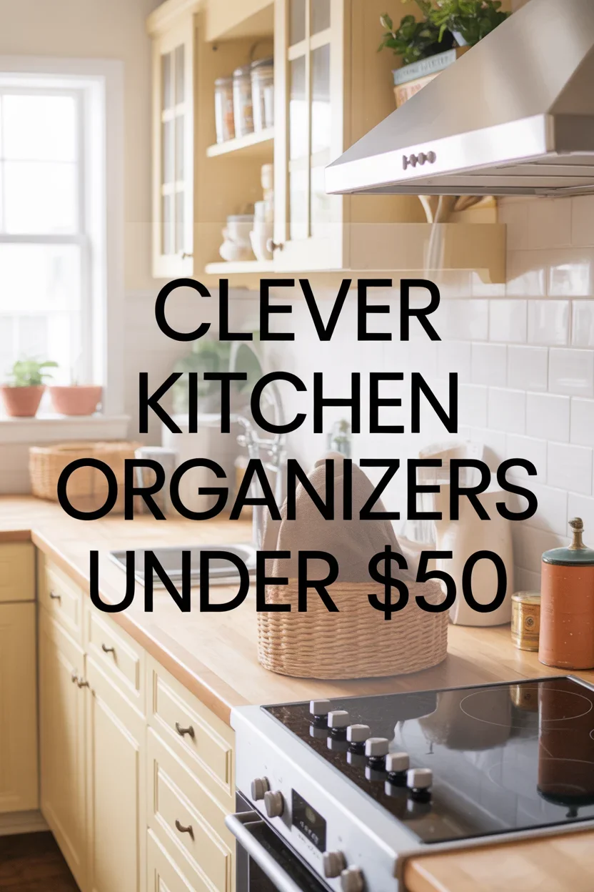 6 Clever Kitchen Organizers Under $50 That Save Space Fast