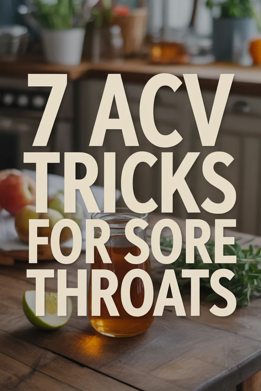 7 Apple Cider Vinegar Tricks to Soothe Your Sore Throat Fast