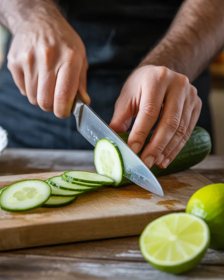 Basil Cucumber Gin Cooler