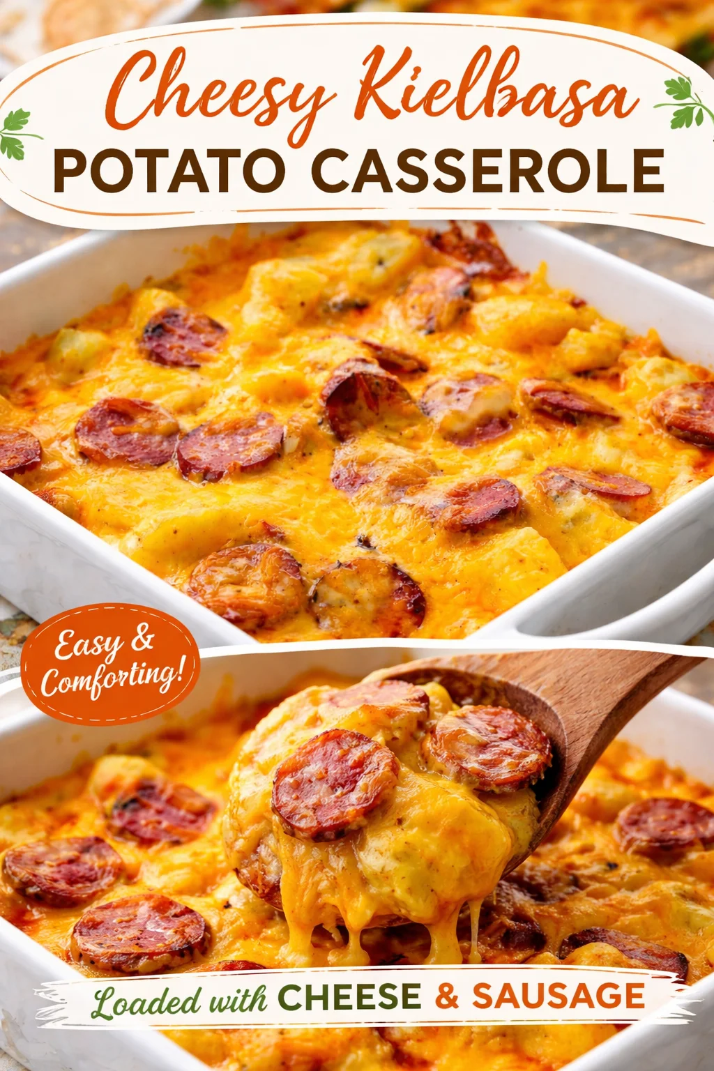 Cheesy Ranch Potatoes and Smoked Sausage