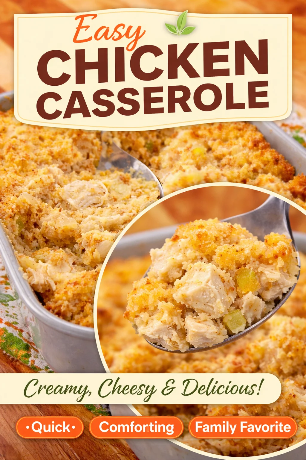 CHICKEN AND DRESSING CASSEROLE