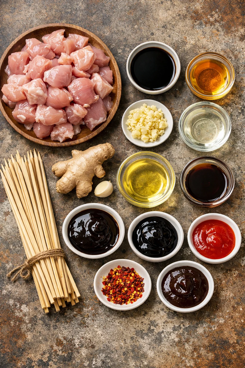 Chinese Chicken on a Stick