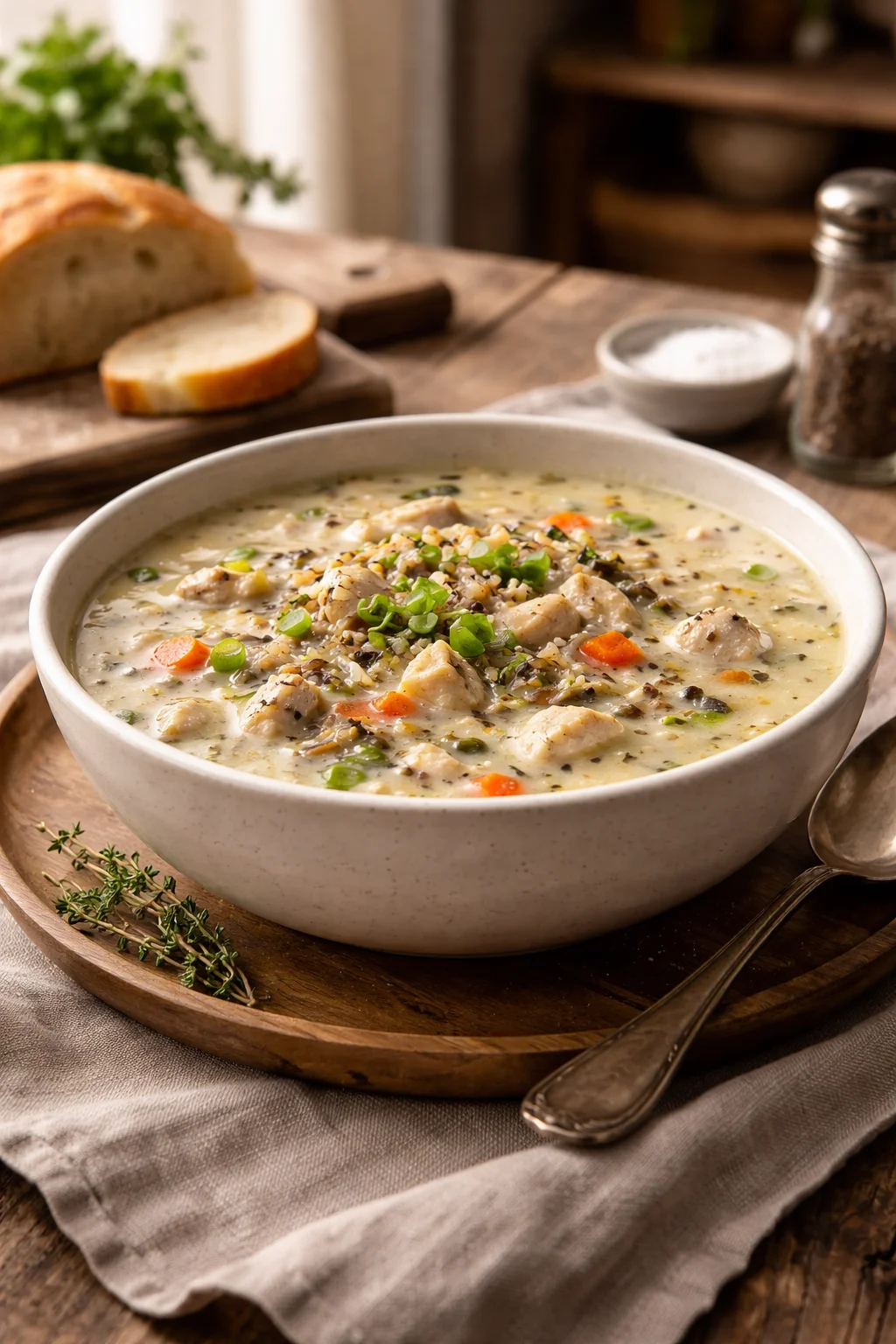 COPYCAT PANERA CHICKEN & WILD RICE SOUP