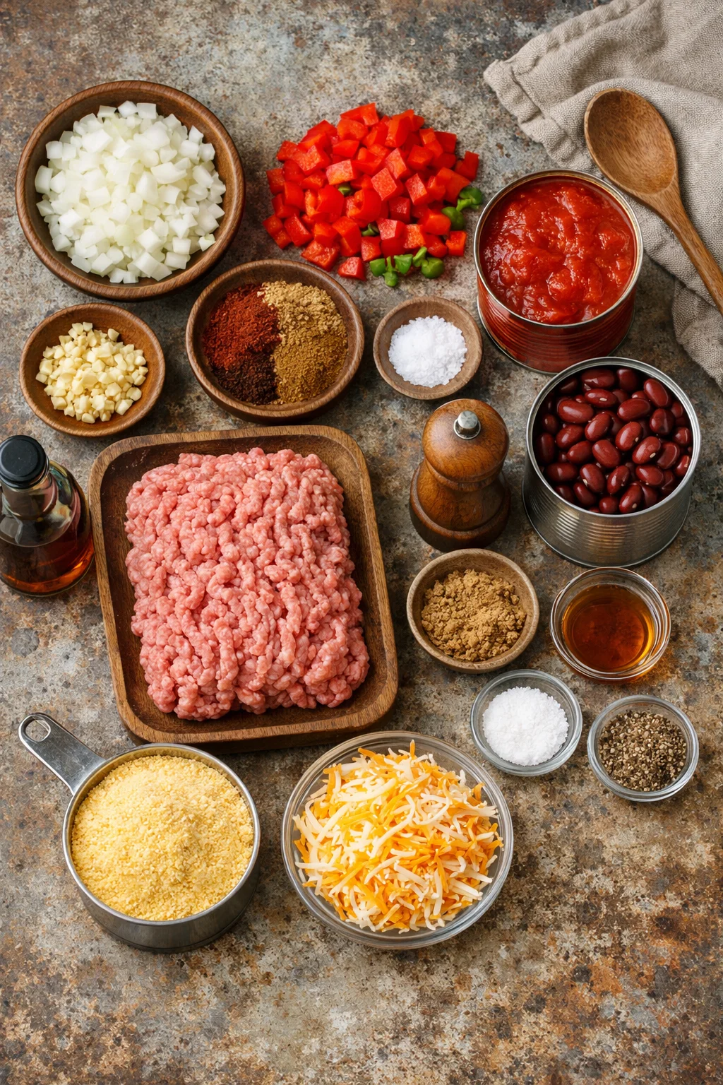 Cornbread Chili Pot Pies
